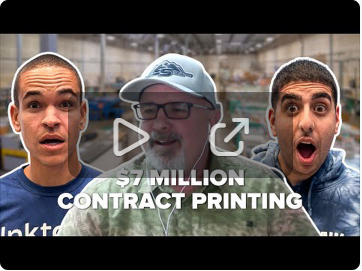 From $2.5m to $7m Contract Screen Printing Shop